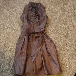 Jessica Howard Chocolate Brown Midi Dress